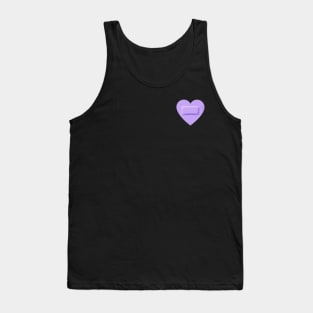 Heart Plaster Violet Tank Top